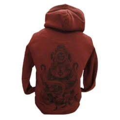 L'ARAIGNEE Sweatshirt OCTOSCAPH Bordeaux -Équipement De Plongée L ARAIGNEE Sweatshirt OCTOSCAPH bordeaux 1000316XX 1