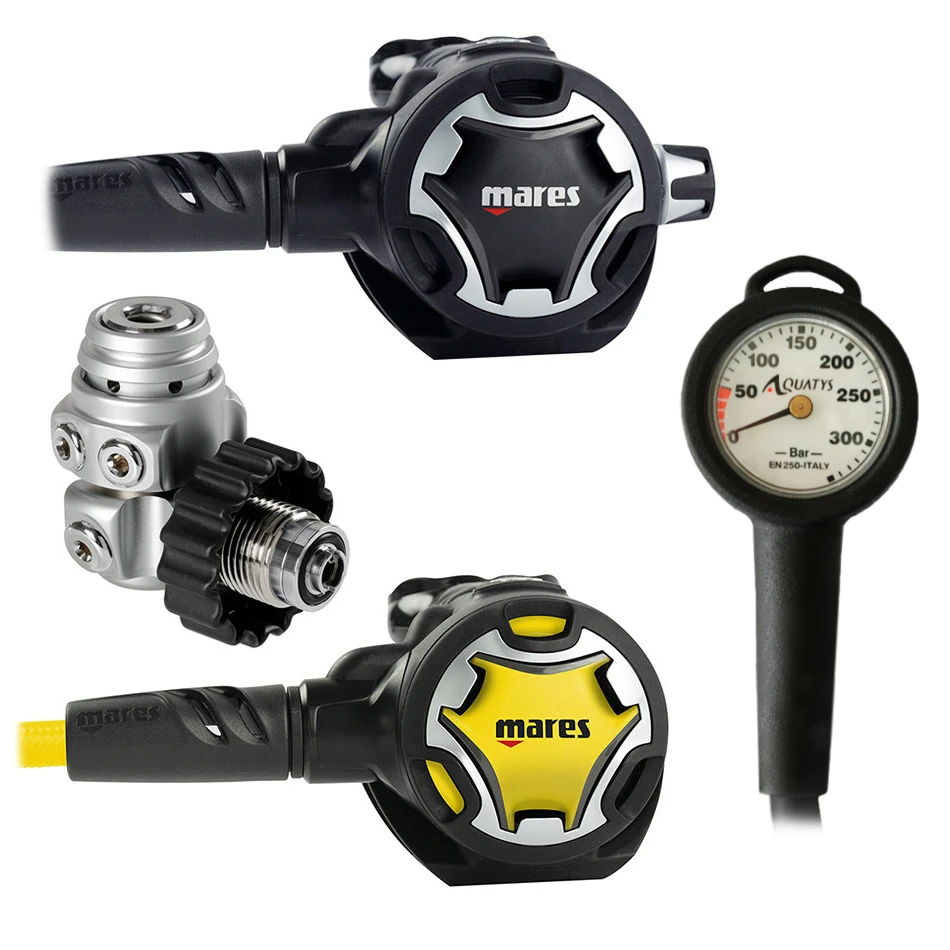 MARES PACK DETENDEUR DUAL ADJ 62X Avec Octopus DUAL Et Manomètre 350 B 3 MARES PACK DETENDEUR DUAL ADJ 62X Avec Octopus DUAL Et Manomètre 350 B