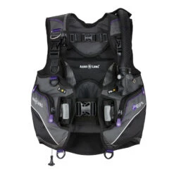 Équipement De Plongée 35 AQUALUNG PEARL NOIR/TWILIGHT Gilet Stabilisateur Pour Femme