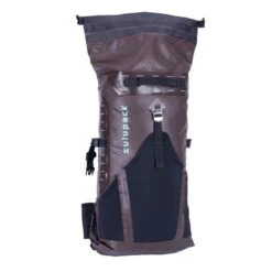 ZULUPACK ADDICT 27 MARRON - Sac étanche 27 L -Équipement De Plongée sac addict 27 zulupack maron2